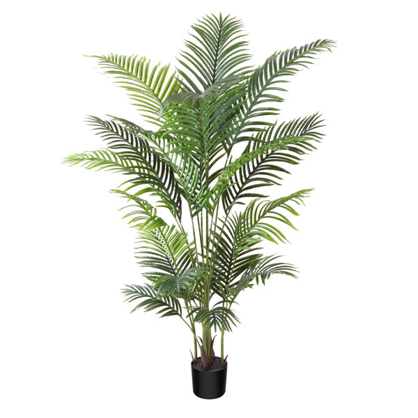 Palm-tree-living-room-decor | Wayfair